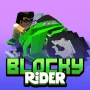 Blocky Rider, you must read the scenario early and maintain a safe distance. Sometimes, vehicles change directions unexpectedly, so it's crucial to monitor two or three lanes ahead to prevent a chain reaction.