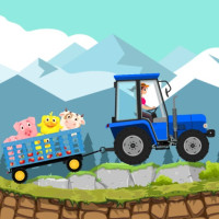 If you love Eggy Car-style off-road driving games, then Delivery by Tractor will definitely appeal to you. This is a game that lets you drive a farm tractor.