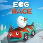 Egg Race is a fun racing game inspired by the legendary Egg Car game but set in a Christmas setting. You have to overcome rugged terrain while controlling a car carrying a fragile egg. Your main task is to go the farthest and protect the egg safely.