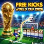 Fast-paced arcade soccer game Free Kicks World Cup 2026 emphasizes set pieces. To beat the goalkeeper and get past the wall, modify your shot direction, power, and spin.