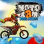Moto X3M Pool Party tasks you with controlling a motorcycle as you accelerate on a track full of obstacles and dangers to reach the finish line safely and conquer various levels.