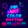 Your goal in Color Rhythm is to keep the cube moving smoothly by matching its sides to the corresponding colors on each platform. 