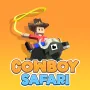 In the exciting game Cowboy Safari, you play as a cowboy who rides his horse through the countryside while holding a rope. It's both exciting and smart to go after animals across wide fields, dense jungles, or rough mountains.