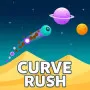 Players of the thrilling endless runner Curve Rush guide a ball over treacherous inclines in a vast desert environment. To unlock more features and improve your performance, you must climb significantly, drop safely, and gather coins.