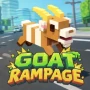 Goat Rampage, a devastation-themed endless runner. You must smash everything, collect coins, employ turbo boosters, and avoid police raids to survive.
