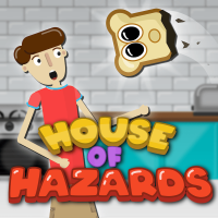 House of Hazards is a fun local multiplayer game where each player does activities around the house while dodging hazards. 