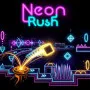 Neon Rush is a fast-paced, rhythm-based platformer. Players control a glowing cube as it hurtles through spiked paths, moving platforms, and dangerous gaps.