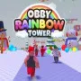 Obby Rainbow Tower is a fast-paced, winter-themed tower race where every second and jump counts. You and your buddies start at the bottom of a massive rainbow tower and race to the summit without falling.