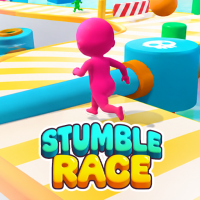 Stumble Race is a fun obstacle course racing game where you sprint, leap, dodge, and try not to skid to finish first, overcome difficult hurdles, and win.