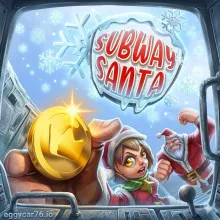 Subway Santa