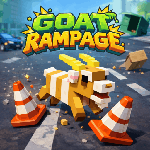 Conquer every challenge with the chaotic goat in Goat Rampage!