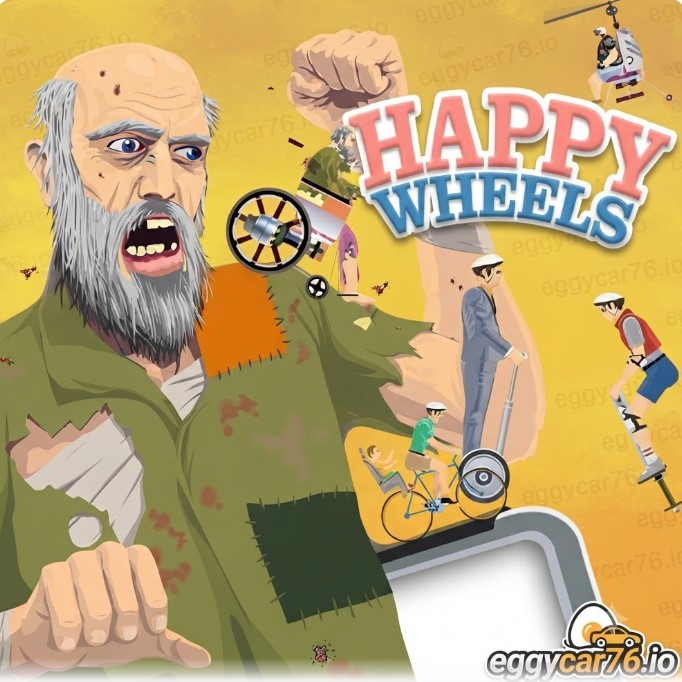 Play Happy Wheels online free!