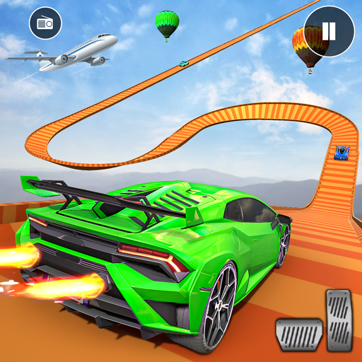 Break speed limits and conquer mega ramps in Mega Ramp Car Stunts!