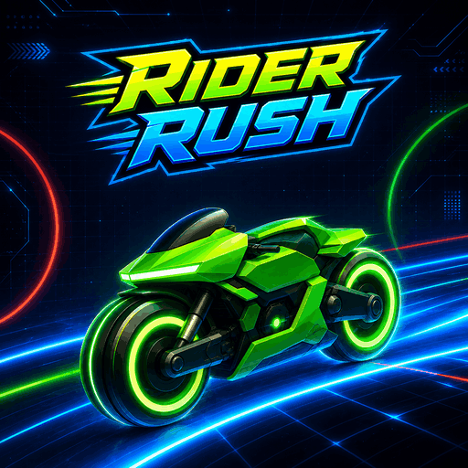Play Rider Rush now &ndash; Conquer neon speed!